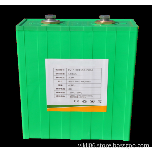 lithium iron phosphate battery 3.2V 150AH for Sightseeing car electric car,communication station,backup power surrpy etc